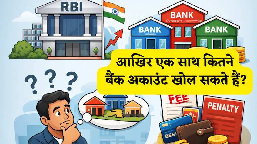 एक इंसान कितने बैंक अकाउंट रख सकता है? क्या कहता है RBI का नियम और ज्यादा खाते रखने में क्या है रिस्क?