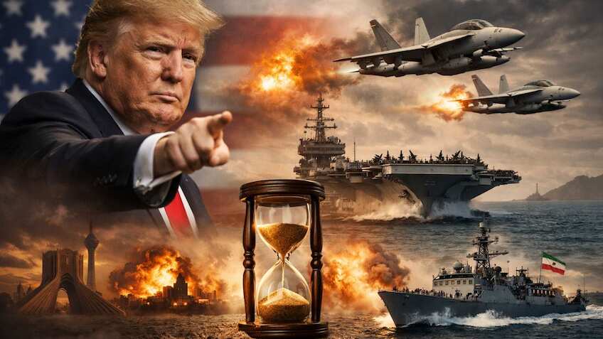 ट्रंप की 'डेडलाइन' का काउंटडाउन शुरू! ईरान के लिए अगले 12 घंटे भारी, रात 11:30 बजे प्रेस कॉन्फ्रेंस पर दुनिया की नजर