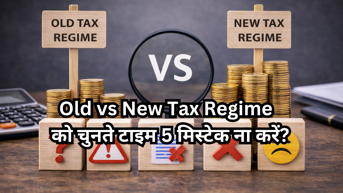 Old vs New Tax Regime चुनते वक्त ये 5 मिस्टेक कर दीं तो बढ़ सकता है टैक्स! तो सही ऑप्शन कैसे चुनें