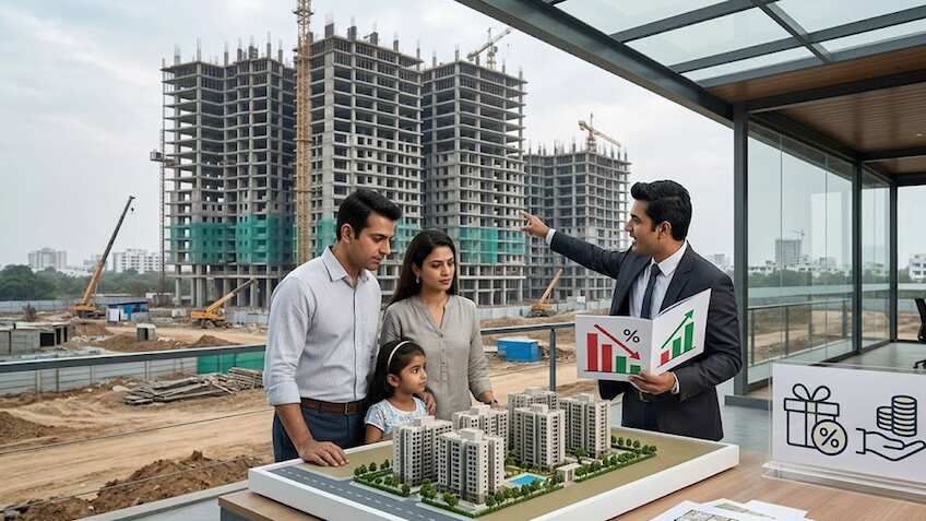 घरों की गिरी बिक्री, बिल्डर्स को आई डिस्काउंट की याद, 4 साल बाद लौटे ऑफर्स, अंडर कंस्ट्रक्शन पर 15% तक छूट