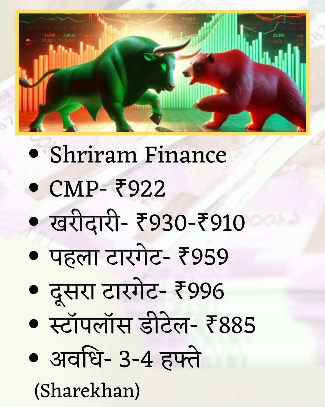 Shriram Finance Share Price Target