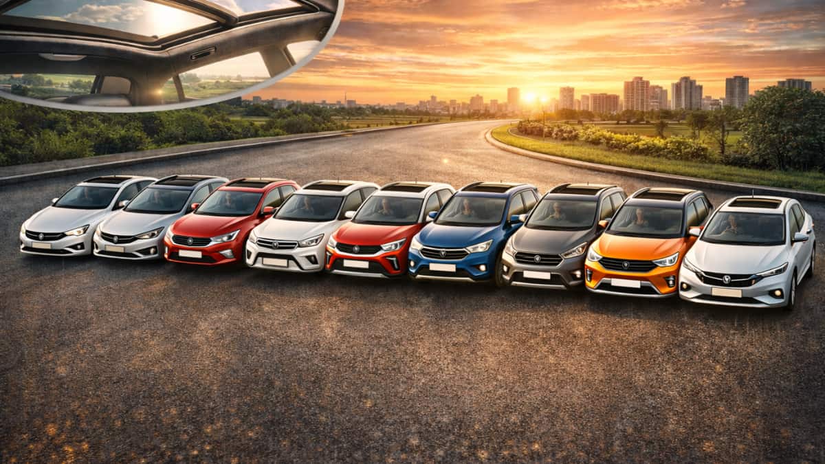 सनरूफ फीचर के साथ आती हैं ये 10 अफोर्डेबल कार, कीमत दस लाख रुपए से भी कम, देखें लिस्ट