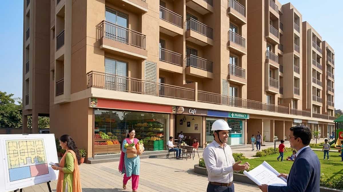 सस्ते घरों में भी बनेंगी दुकानें, बिल्डर्स को 10% कमर्शियल स्पेस बनाने की छूट, नए इनकम टैक्स रूल में मिली राहत