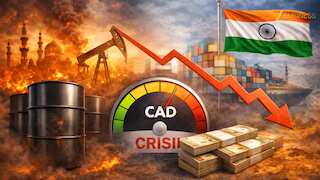 West Asia संकट से भारत पर दबाव! Crisil की चेतावनी- CAD बढ़कर 2% तक पहुंच सकता है