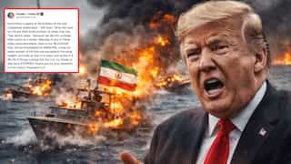 डोनाल्ड ट्रंप का बड़ा बयान: 'ईरान के 158 जहाज हमने डुबो दिए', अब फास्ट अटैक शिप्स को दी खत्म करने की खुली चेतावनी