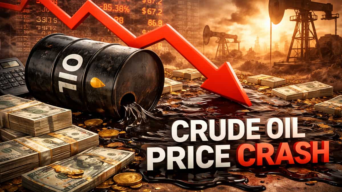 Crude Oil Price Crash: कच्चे तेल की कीमतों में भारी गिरावट! $95 के नीचे आया ब्रेंट क्रूड, अमेरिकी शेयर बाजार में रौनक