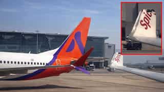 दिल्ली एयरपोर्ट पर स्पाइसजेट और अकासा एयर के विमान टकराए, दोनों को पहुंचा काफी नुकसान, टैक्सी वे पर हुई घटना