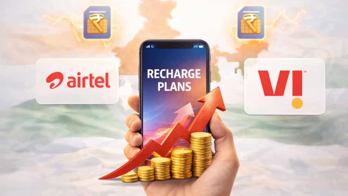 मोबाइल रिचार्ज हुआ और महंगा, Airtel, Vodafone Idea ने बढ़ाए टैरिफ; जानें आपको अपने प्लान के लिए कितने रुपये करने पड़ेंगे खर्च