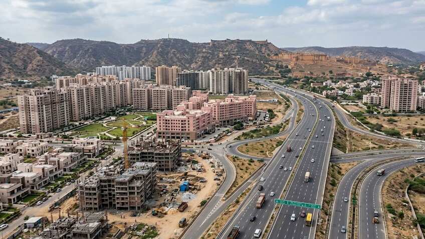 NCR से केवल 3 घंटे दूर, 67% सस्ते दाम पर मिल रहे हैं पिंक सिटी में घर, दिल्ली-मुंबई एक्सप्रेसवे ने बदली किस्मत