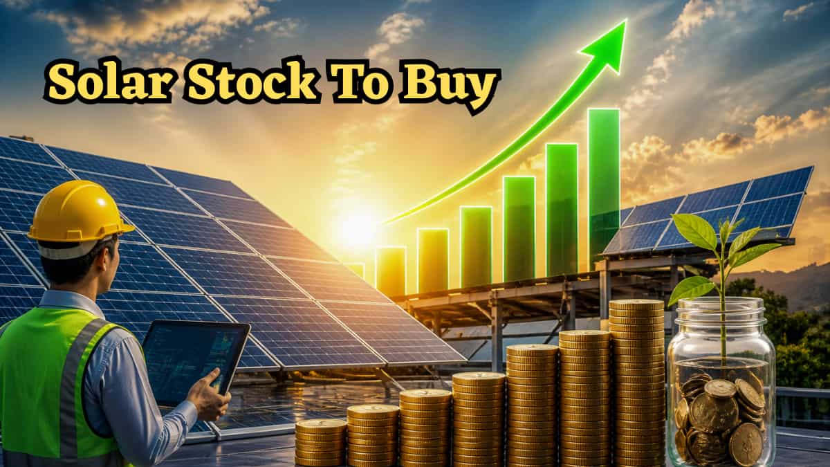₹340 का टारगेट, 12 महीने का नजरिया; सोलर स्टॉक पर एक्सपर्ट बुलिश, 80% प्रमोटर्स स्टेक, 3 महीने में 30% का रिटर्न