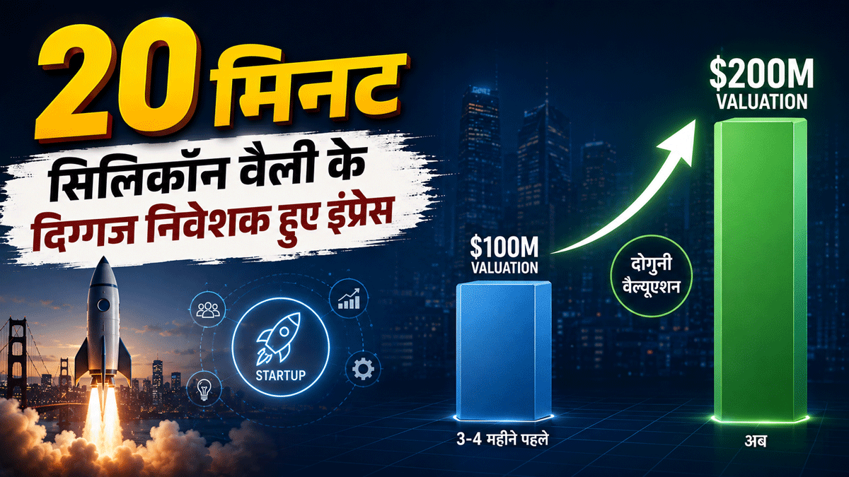 बस 20 मिनट की पिच ने बदली किस्मत, मिली ₹190 करोड़ की Funding! वो भी सीधे सिलिकॉन वैली से, दोगुना हुआ वैल्युएशन