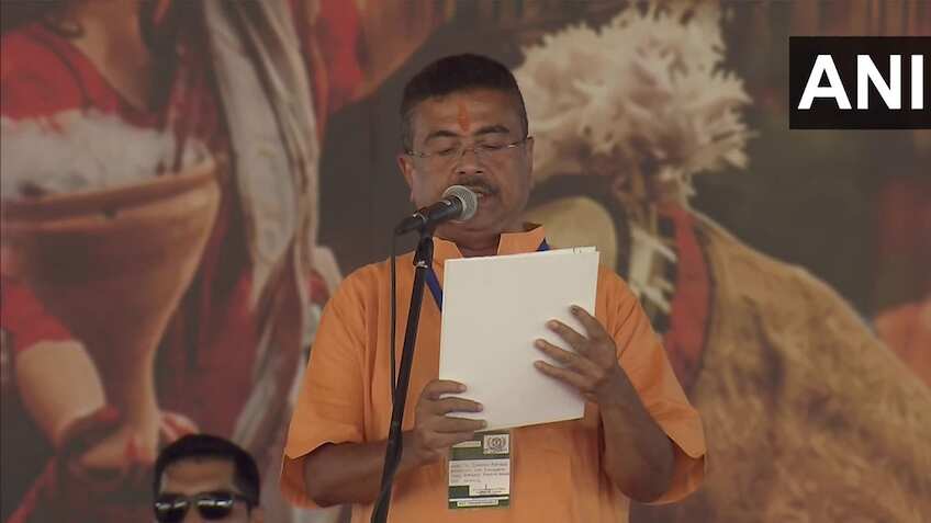 पश्चिम बंगाल में पहली बार भाजपाई सीएम, सुवेंदु अधिकारी ने ली मुख्यमंत्री पद की शपथ, ये पांच विधायक बने मंत्री
