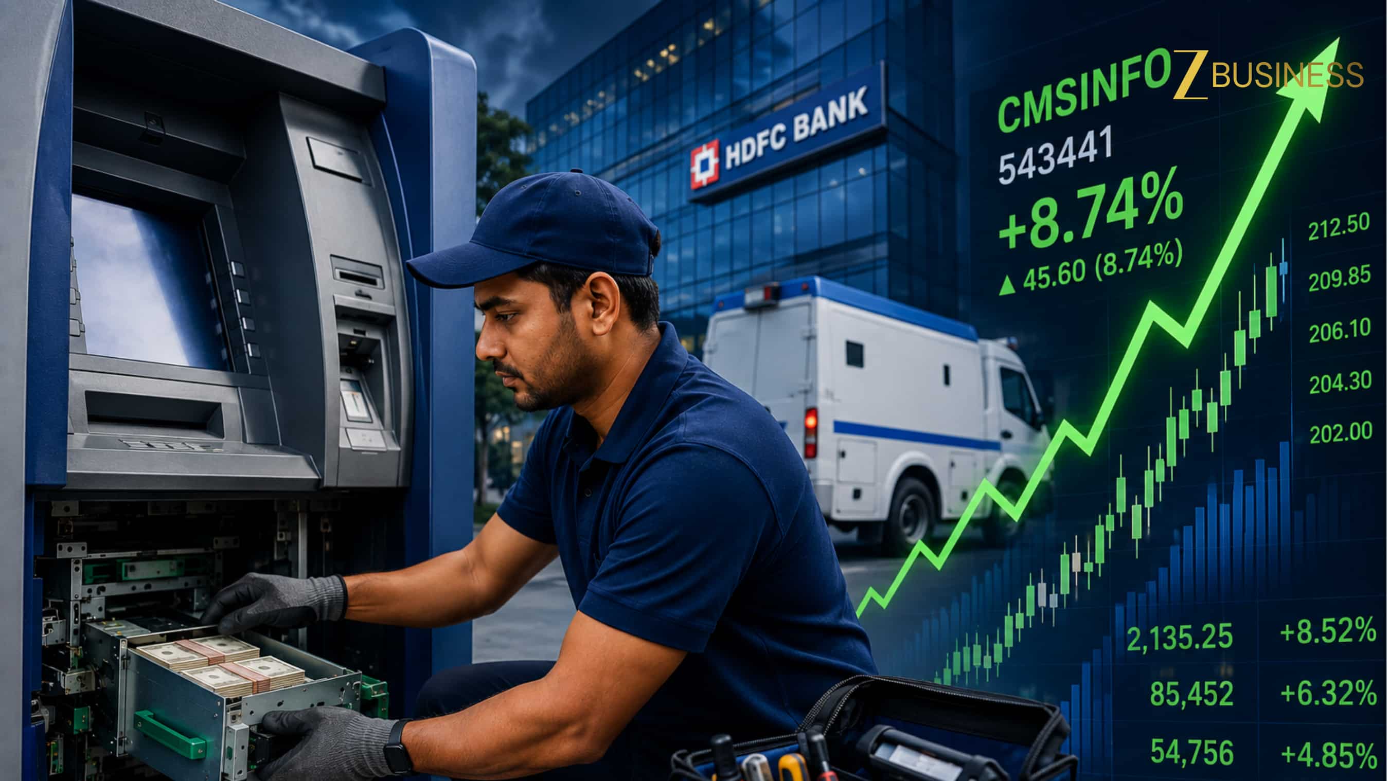 SBI के बाद अब HDFC Bank से भी मिला इस कंपनी को बड़ा ऑर्डर, 5 साल में संभालेगी 6,000 ATM का काम