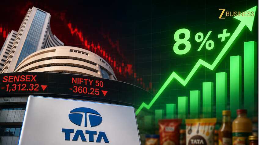 Sensex-Nifty क्रैश, लेकिन 8% उछला TATA Group का ये शेयर, ब्रोकरेज बोले- अभी और आएगी तेजी