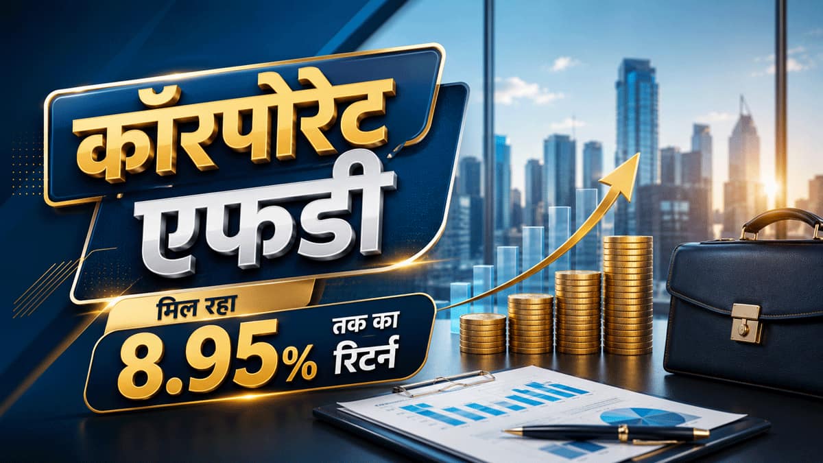 बैंक एफडी छोड़िए.. कॉर्पोरेट एफडी कराइए! मिलेगा 8.95% तक का रिटर्न, यहां देखिए NBFCs के रेट्स की पूरी लिस्ट
