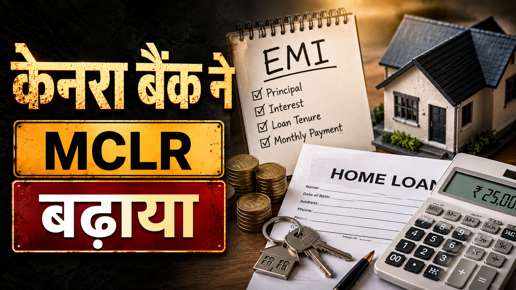 Loan Rates Hike: केनरा बैंक ने बढ़ाईं ब्याज दरें, अब Home Loan और Car Loan की EMI हो सकती है महंगी