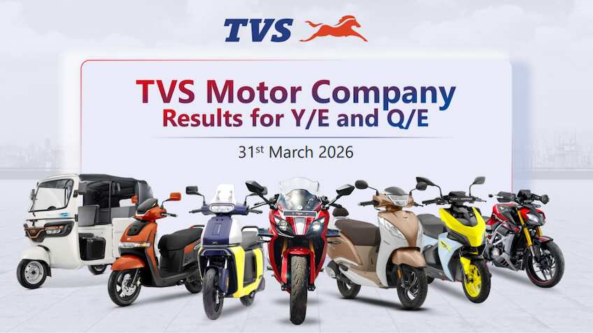 TVS Motor Q4 Results: आय, मुनाफा और मार्जिन में बढ़ोतरी, सेल्स में 28% का उछाल, 15.60 लाख यूनिट्स की बिकी