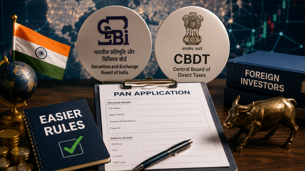 विदेशी निवेशकों को लुभावने की तैयारी; SEBI-CBDT का बड़ा फैसला, PAN आवेदन के नियम किए आसान, जानें डीटेल्स