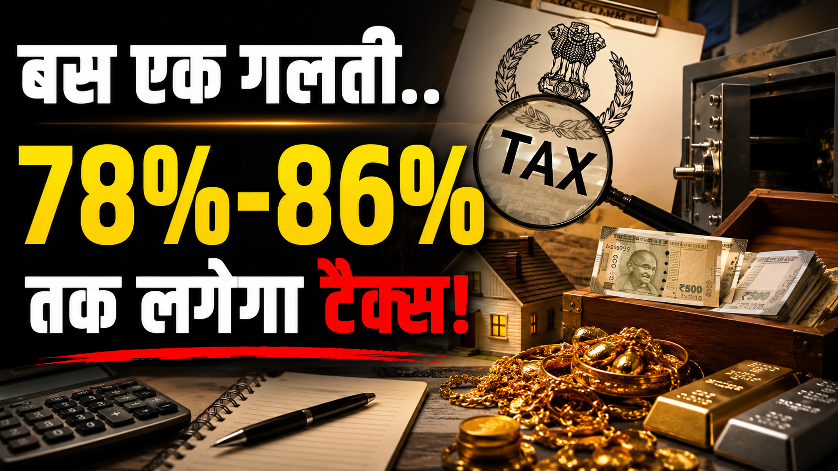बस एक गलती.. और 78%-86% तक कमाई ले जाएगा Income Tax, सिर्फ कैश ही नहीं.. सोने-चांदी पर भी लागू होता है ये नियम