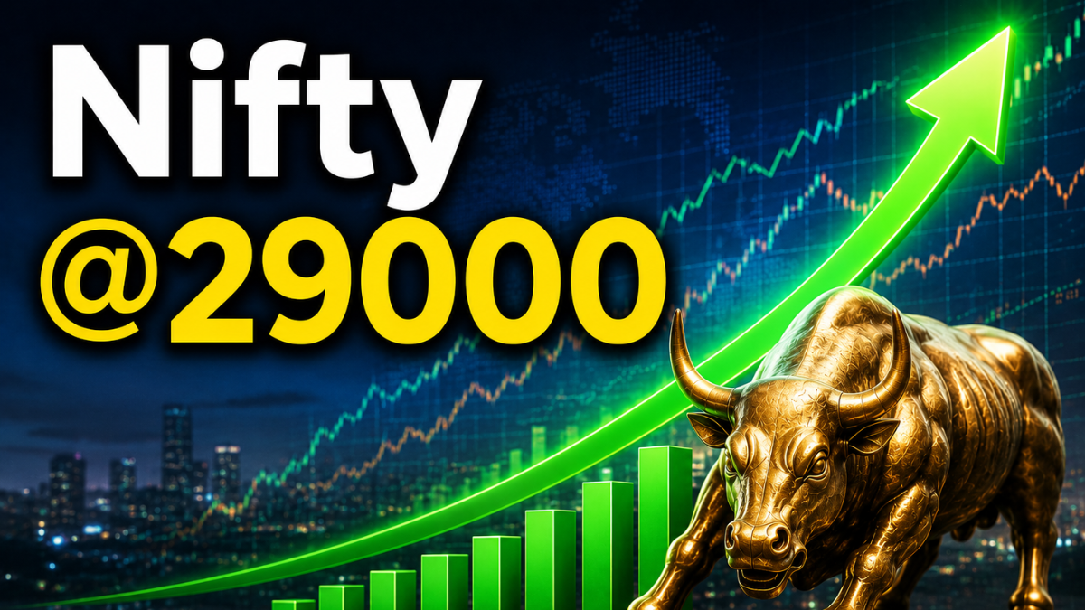 अगले साल 29000 पर होगा Nifty! जियोपॉलिटिकल रिस्क के बीच ब्रोकरेज बुलिश, बताया- लॉन्ग टर्म निवेशक क्या करें
