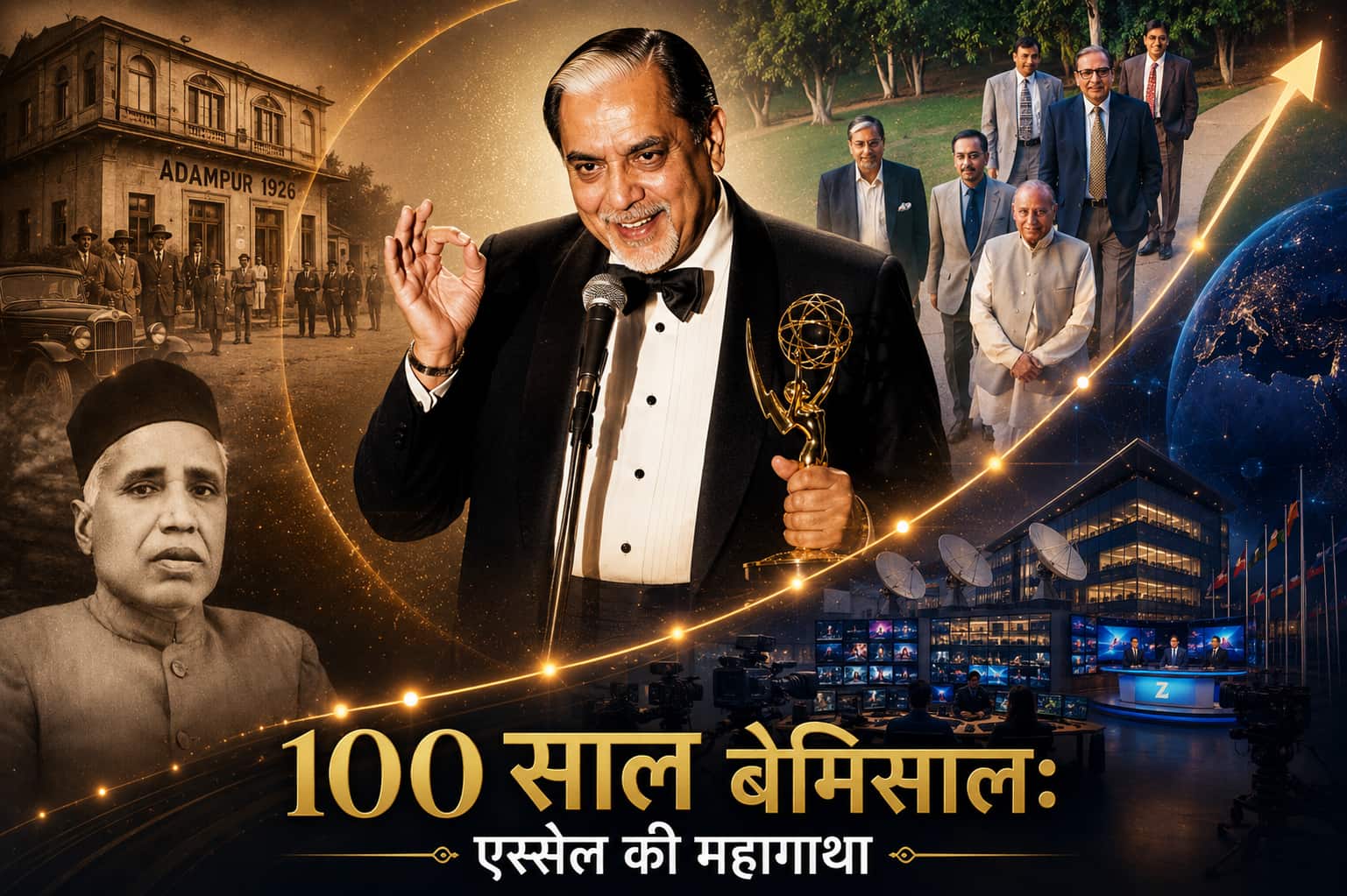 1926 से 2026... 100 साल, 100 मील के पत्थर: ₹17 से ग्लोबल साम्राज्य तक- एस्सेल ग्रुप का वो 'क्रांतिकारी' सफर, जिसने भारत की तकदीर बदल दी!