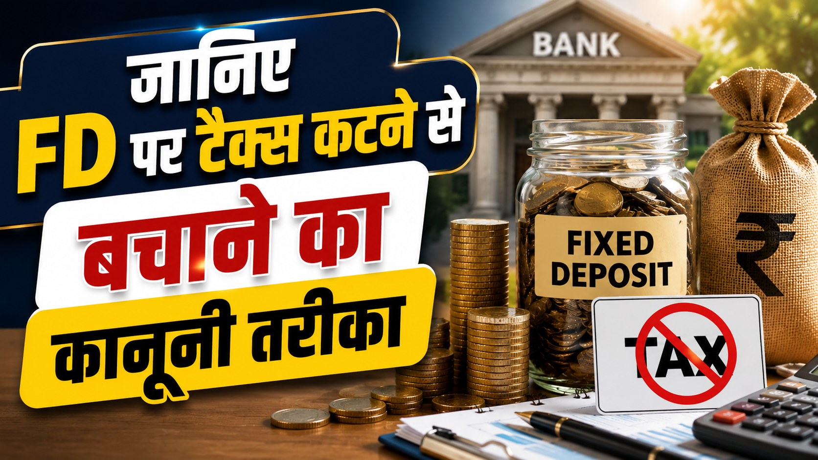 सैलरी भले ही ₹4 लाख से भी कम हो, पर एफडी पर TDS कटेगा! जानिए FD पर Tax बचाने का क्या है नियम, भरना होगा ये फॉर्म
