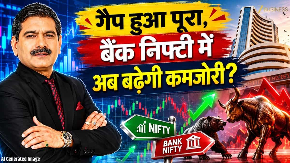 गैप अप हुआ पूरा, बैंक निफ्टी में अब बढ़ेगी कमजोरी? जानिए अनिल सिंघवी की आज के कारोबार की स्ट्रैटेजी