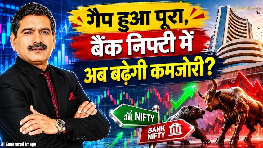 गैप अप हुआ पूरा, बैंक निफ्टी में अब बढ़ेगी कमजोरी? जानिए अनिल सिंघवी की आज के कारोबार की स्ट्रैटेजी