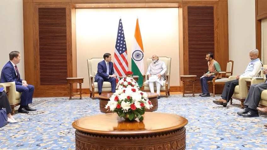 अमेरिकी विदेश मंत्री मार्को रूबियो ने पीएम मोदी से की मुलाकात, ट्रंप की तरफ से दिया 'व्हाइट हाउस' आने का न्योता