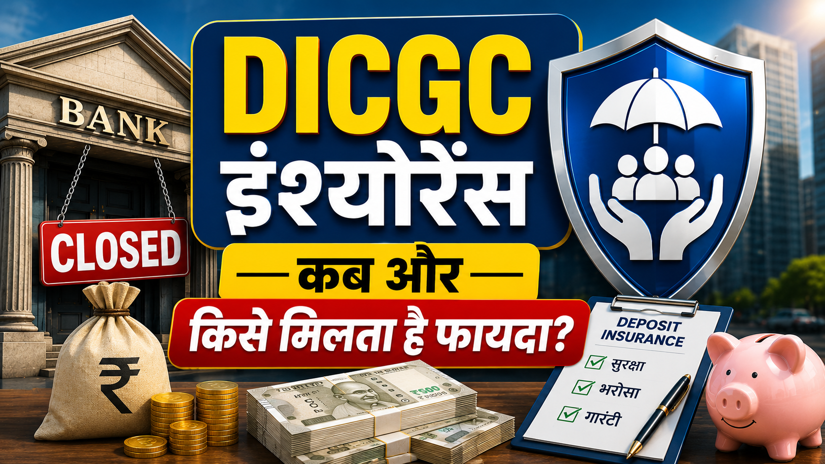बंद हो जाए बैंक, तो कितने पैसे मिलेंगे वापस? जानिए FD से लेकर सेविंग्स और करंट अकाउंट तक के लिए क्या हैं नियम
