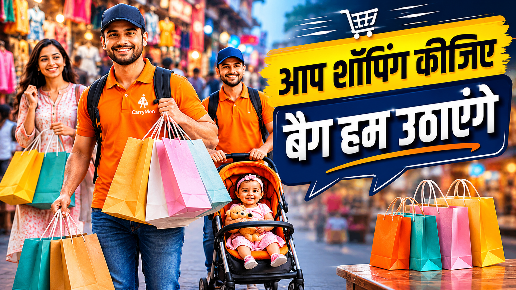 शॉपिंग के हैं शौकीन? आ गया गजब का स्टार्टअप, जो चाहे खरीदिए.. बैग्स उठाएगा 'कैरीमैन', जानिए कितने रुपये लेगा?