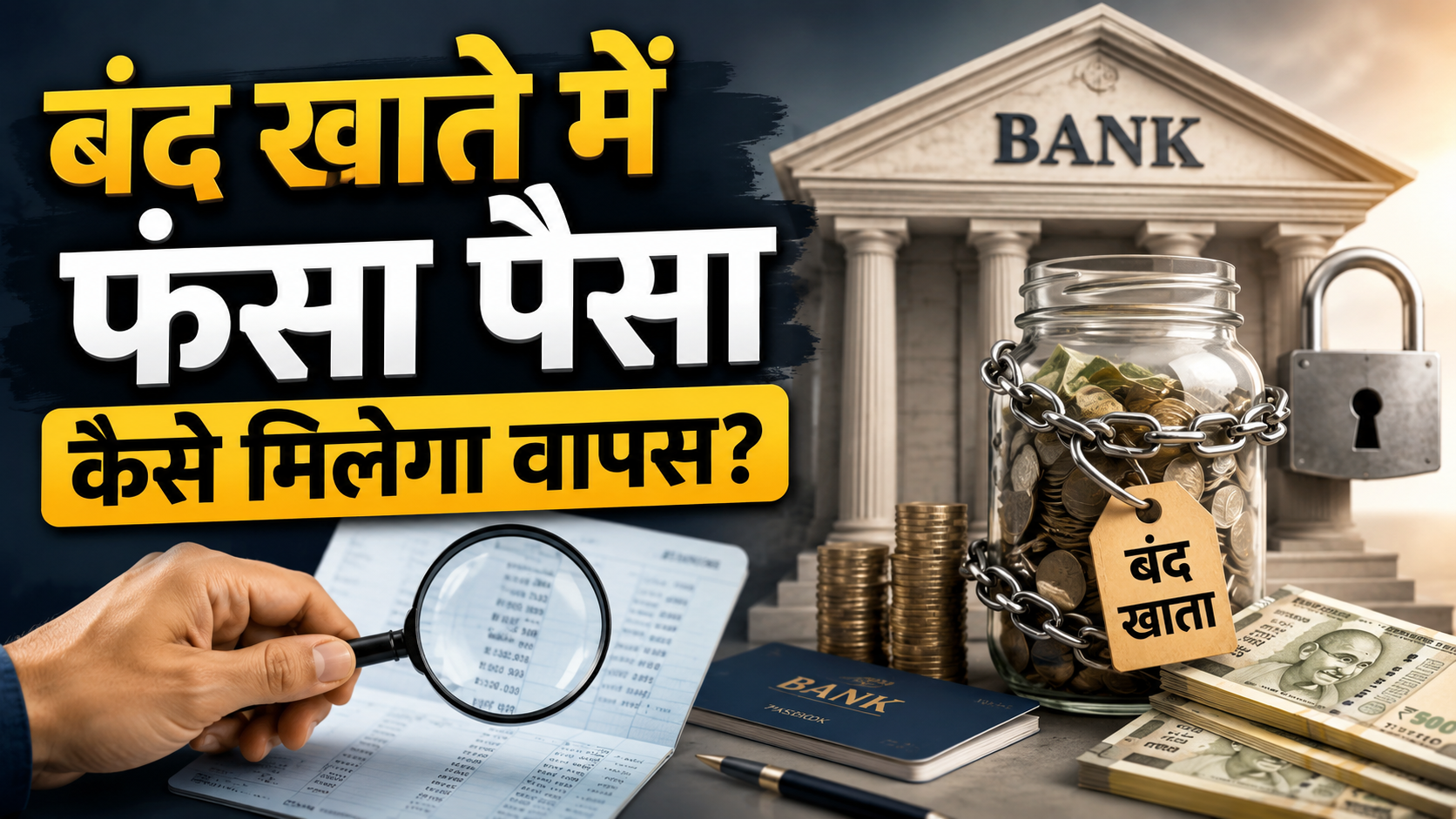 बैंक खाता हो गया बंद? फंस गया है पैसा? कैसे मिलेगा वापस? जानिए RBI के नियमों के तहत क्लेम करने की पूरी प्रोसेस
