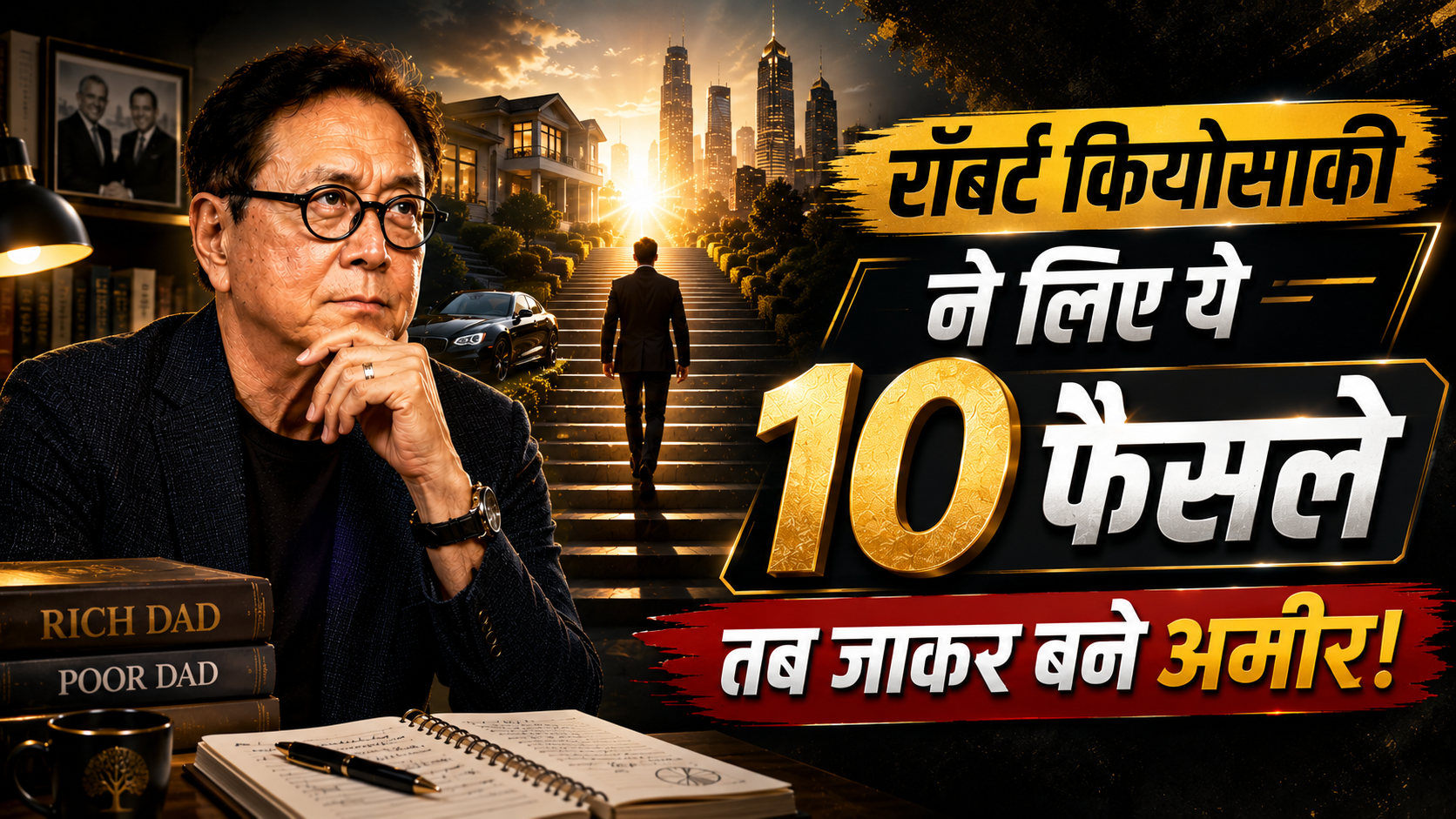 Robert Kiyosaki के 10 फैसले बना सकते हैं अमीर, इन्हीं से उन्होंने तय किया छोटे कमरे से करोड़ों की दौलत तक का सफर