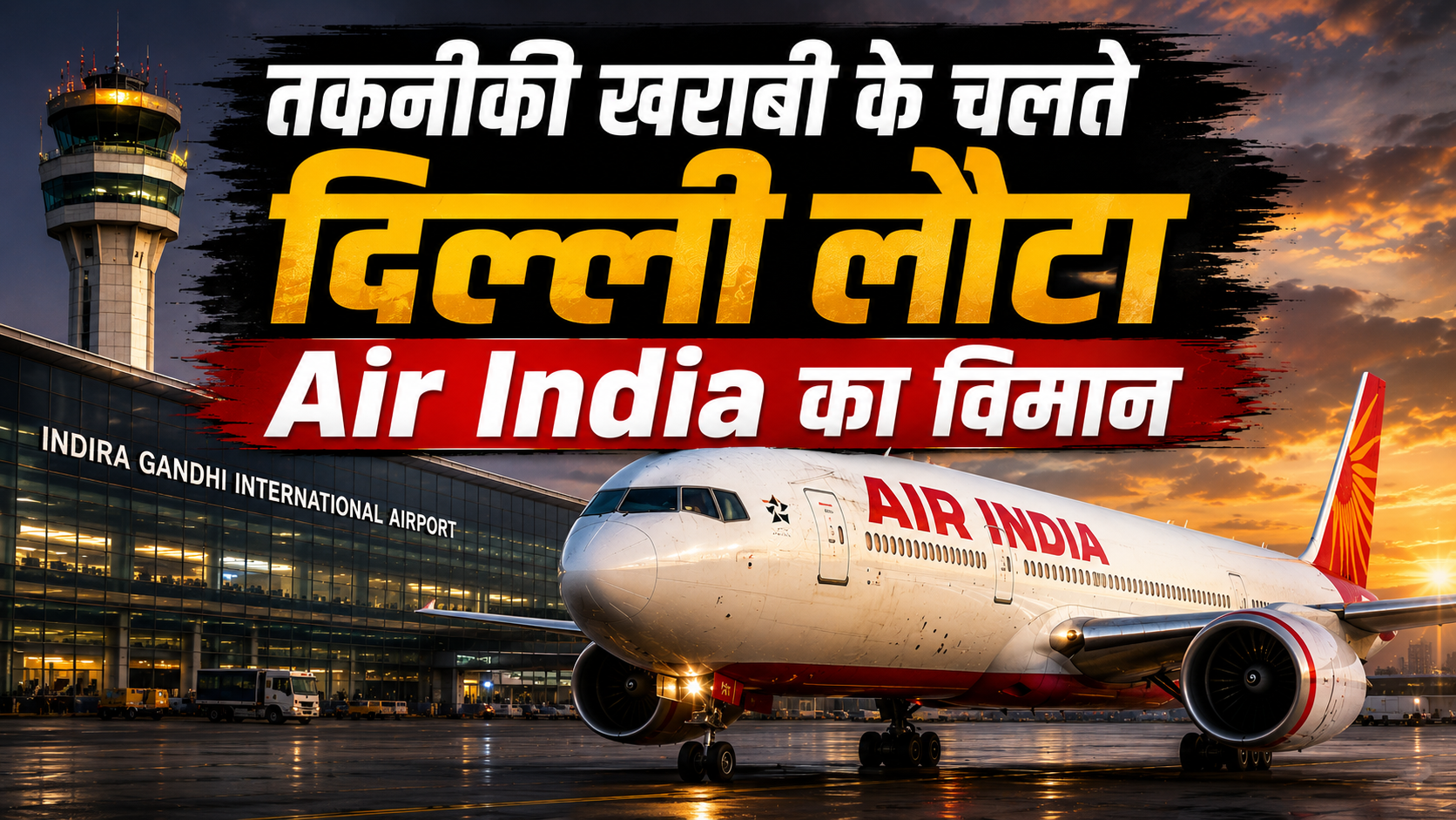 सैन फ्रांसिस्को जा रहा था एयर इंडिया का विमान, उड़ान के कुछ वक्त बाद ही आई तकनीकी खराबी, वापस लौटना पड़ा दिल्ली