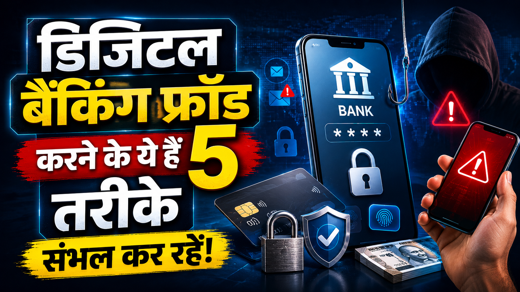 एक-दो नहीं.. इन 5 हथियारों का इस्तेमाल करते हैं चोर, और चुरा लेते हैं आपके बैंक अकाउंट से पैसे, जानिए कैसे बचें