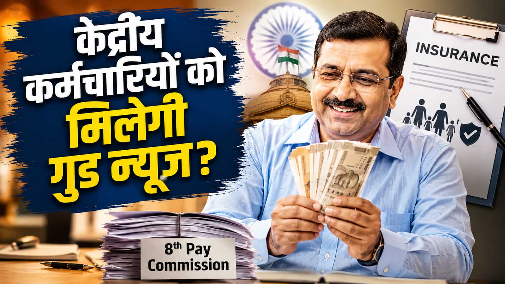 8th Pay Commission: बढ़ेगा इंश्योरेंस कवर? Group A के लिए ₹3 करोड़ तक की चर्चा, छुट्टियों में भी होगा बड़ा बदलाव?