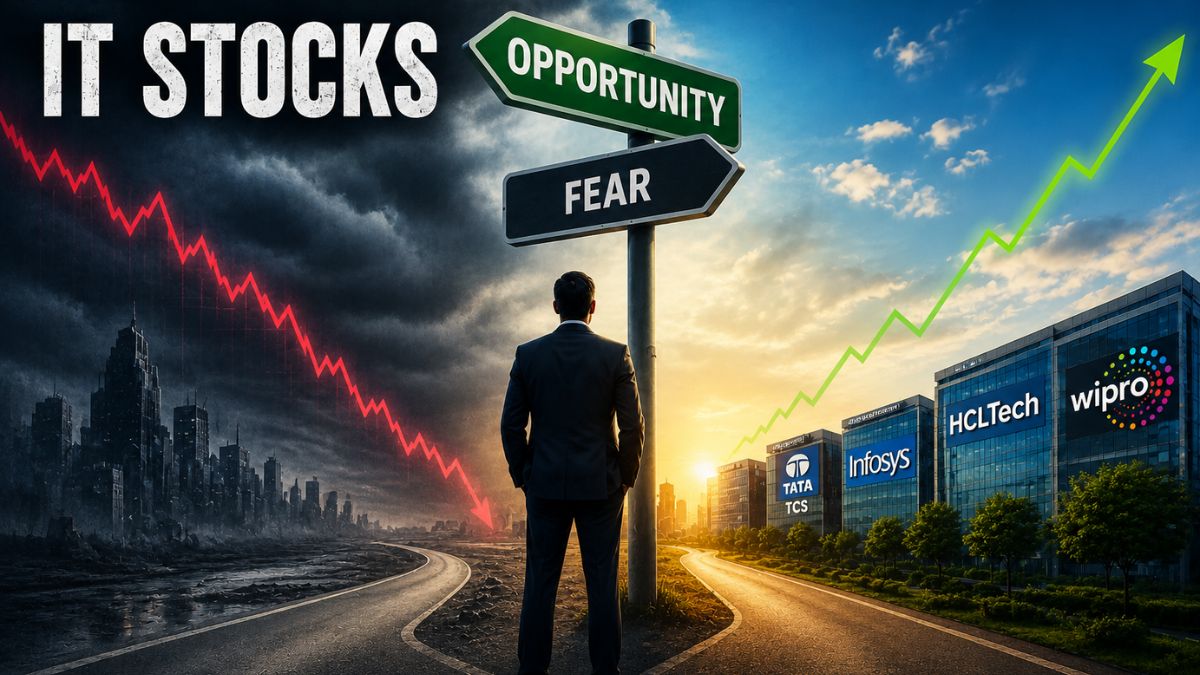 IT Stocks: क्या डर के बीच बन रहा बड़ा मौका? वैल्युएशन, कंपनियों की कमाई और इतिहास दे रहे हैं खरीदारी के संकेत