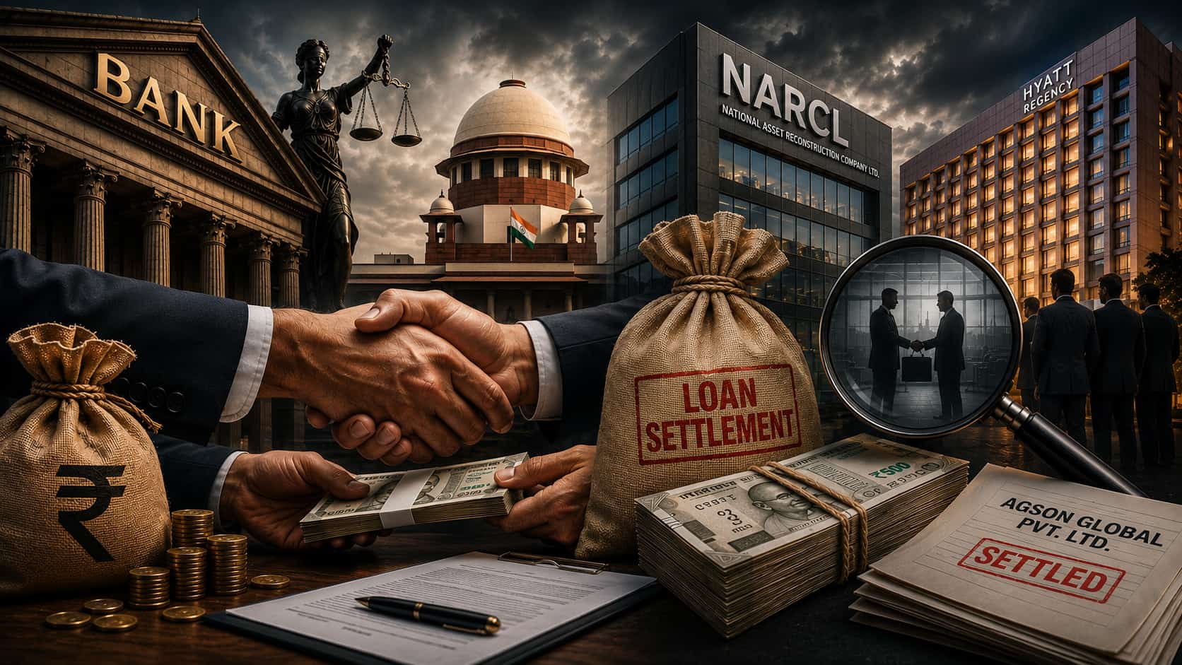 SC ने राह दिखाई.. लेकिन 'अक्ल' नहीं आई: होटल हयात रीजेंसी और AGSON ग्लोबल लोन सेटलमेंट केस में बड़ा 'गोलमाल'
