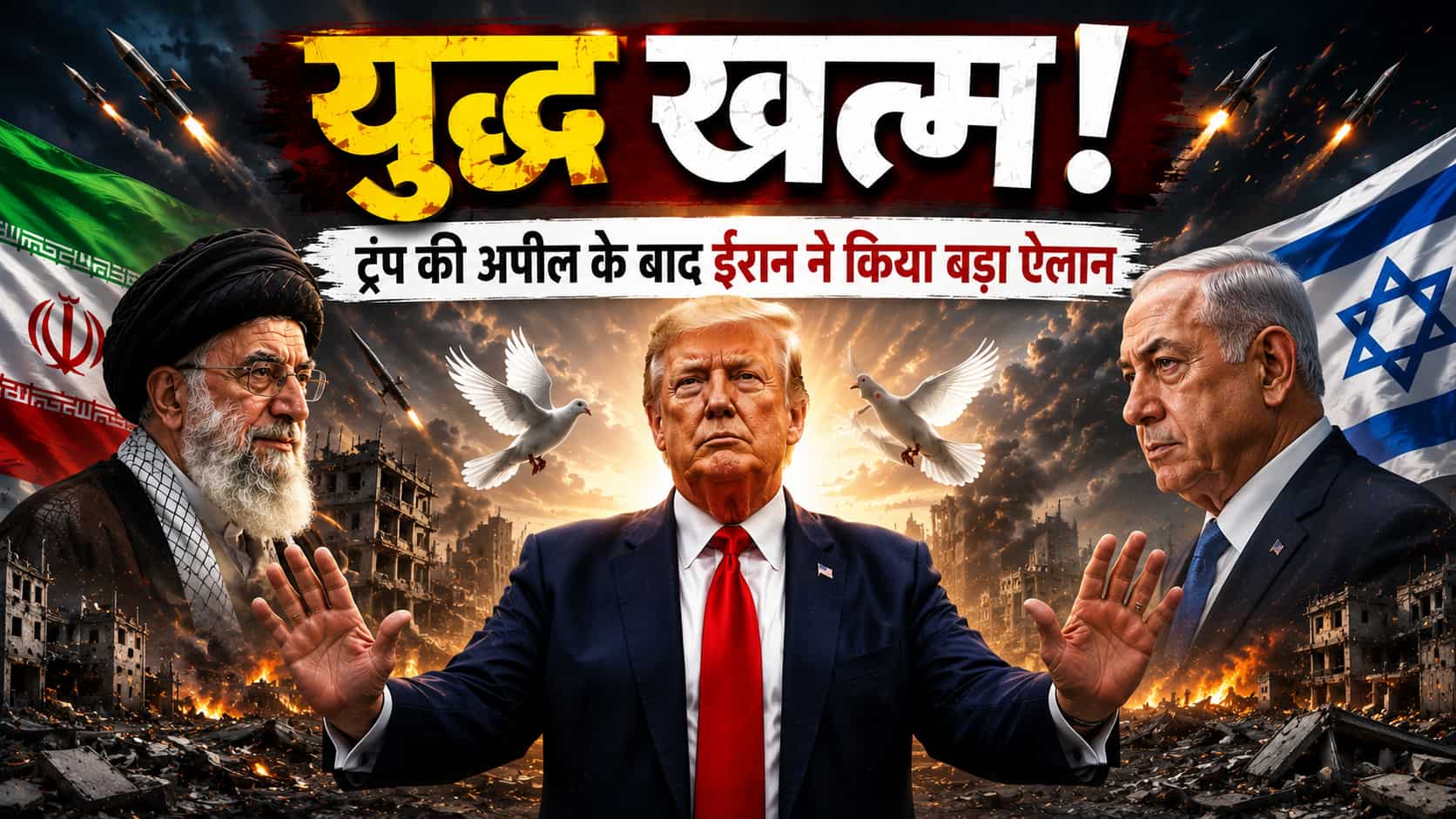 ट्रंप की अपील का असर: ईरान ने इजराइल के खिलाफ सैन्य ऑपरेशन खत्म करने का किया ऐलान, FARS न्यूज एजेंसी का दावा