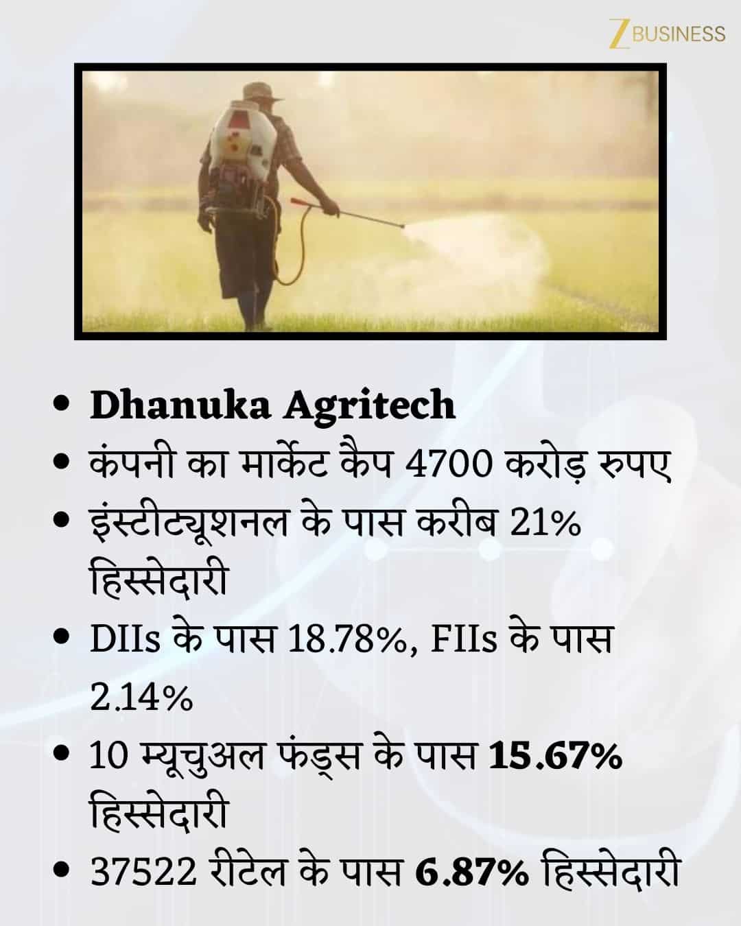 Dhanuka Agritech Shareholding pattern