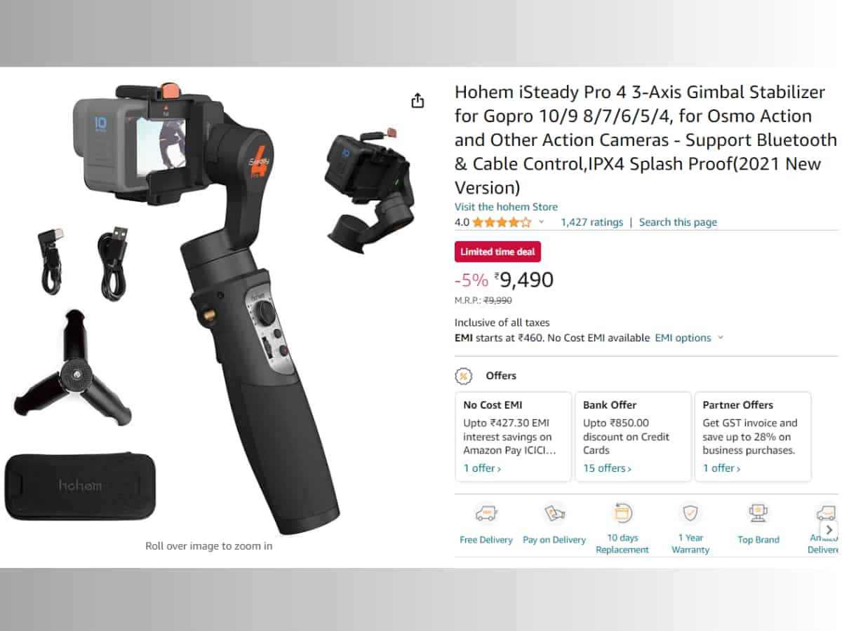 Top 5 Gimblas for Smartphones budget starts from 8000 to 36000 check best gimbals to buy