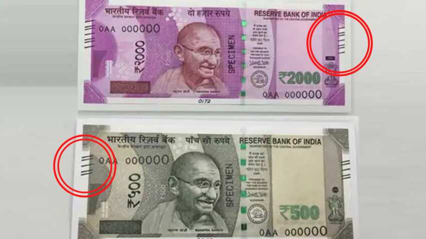 500 and 2000 rupees note 
