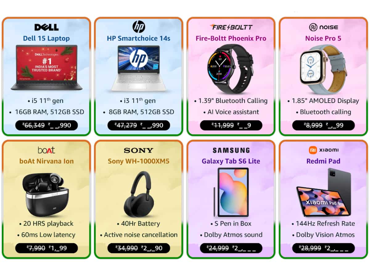 Amazon Republic Day Sale date 13th Jan on lohri 2024 discount on phones tv laptop smartwatches fashion check discount and offers