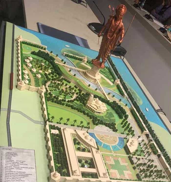 Model of Statue of Lord ram and Museum