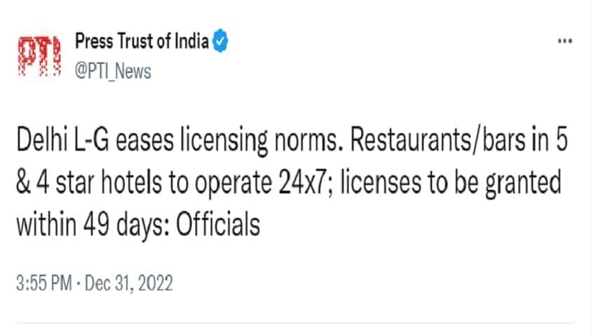 Delhi hotel license