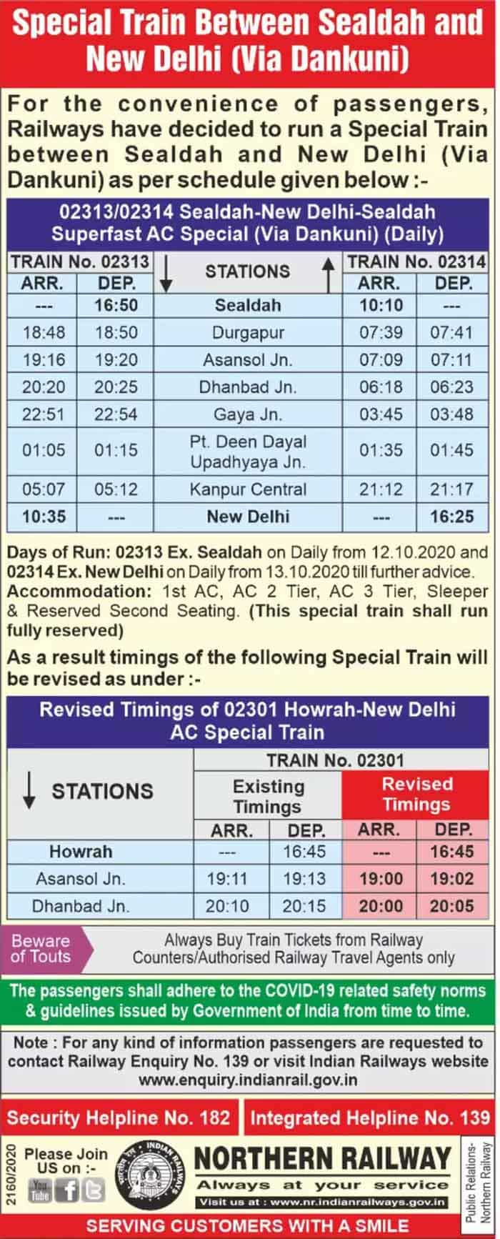 Durga puja special train