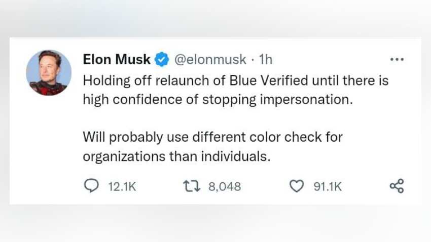 Elon Musk Tweet