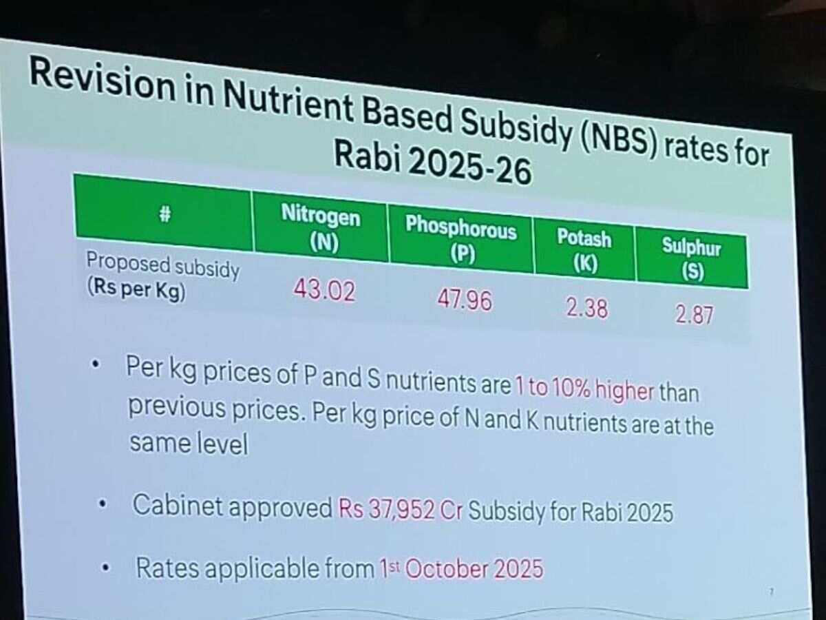 fertilizer subsidy
