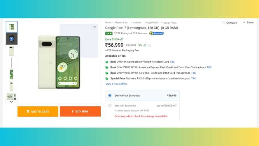 Google pixel 7 price cut buy pixel 7 at rs 20000 huge discount after exchange offer check price features and specifications