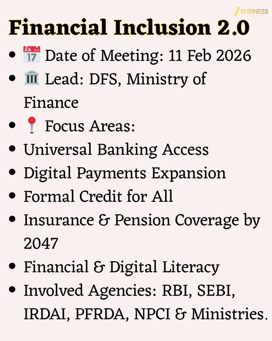 financial inclusion 2.0 rbi sebi npci roadmap india